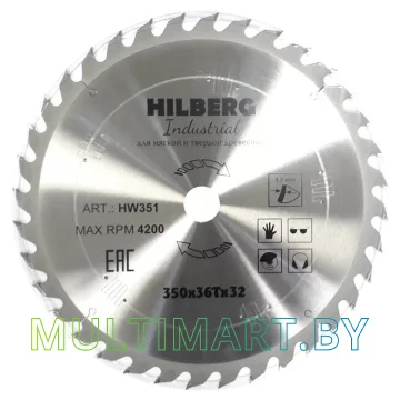 Пильный диск Hilberg HW351